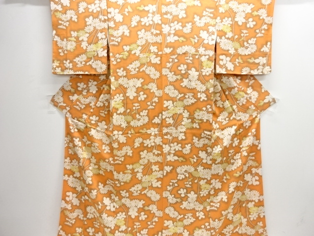 菊模様小紋着物